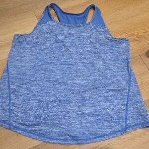 Source Unknown Heather Blue Tank Top